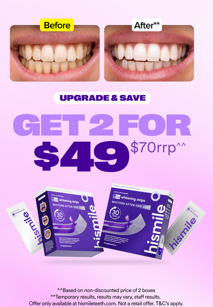 V34 Whitening Strips - Value 2 Pack
